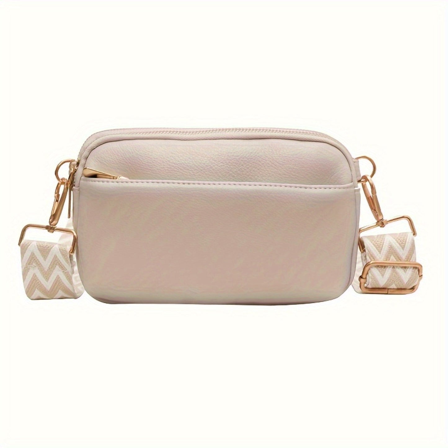 Stylish Mini Square Crossbody Bag - Soft PU Leather, Wide Comfortable Shoulder Strap, Chic Design for Women - Perfect for Daily Use and Casual Outings