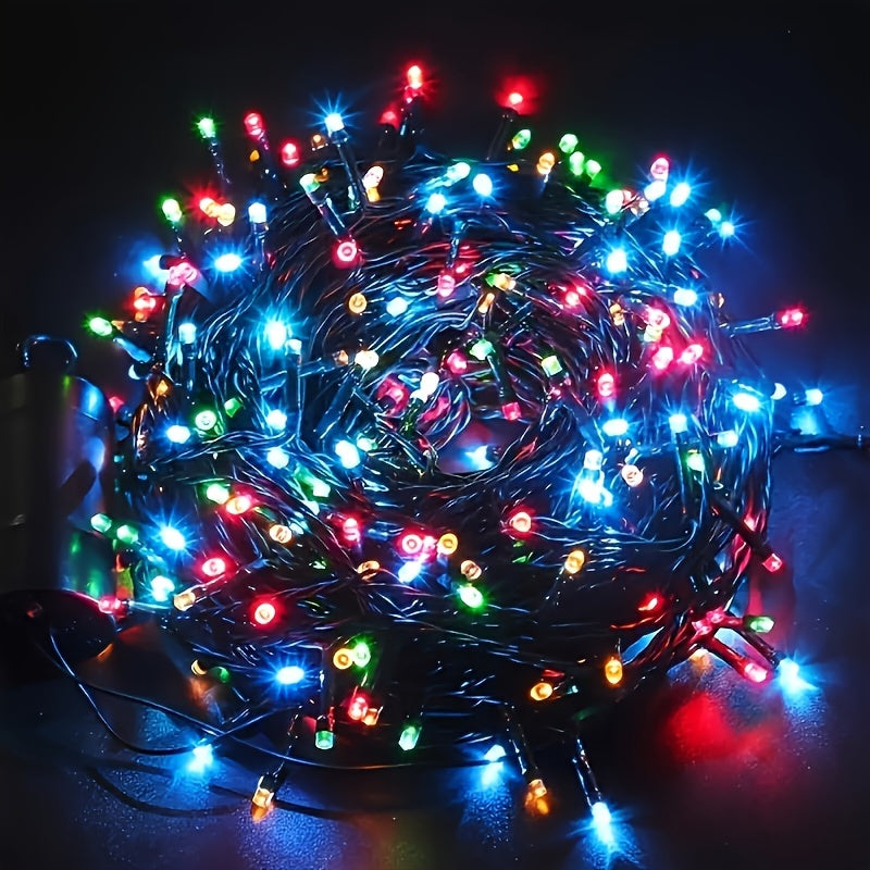 4Pack 131Ft Solar String Lights - 100LED, 8 Modes, Waterproof, Solar-Powered, Indoor/Outdoor Christmas Tree Lights For Patio, Home, Party, Decorations