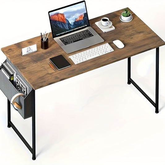 Computer Desk - 40/47inch Home Office Writing Small Desk, Modern Simple Style PC Table With Storage Bag