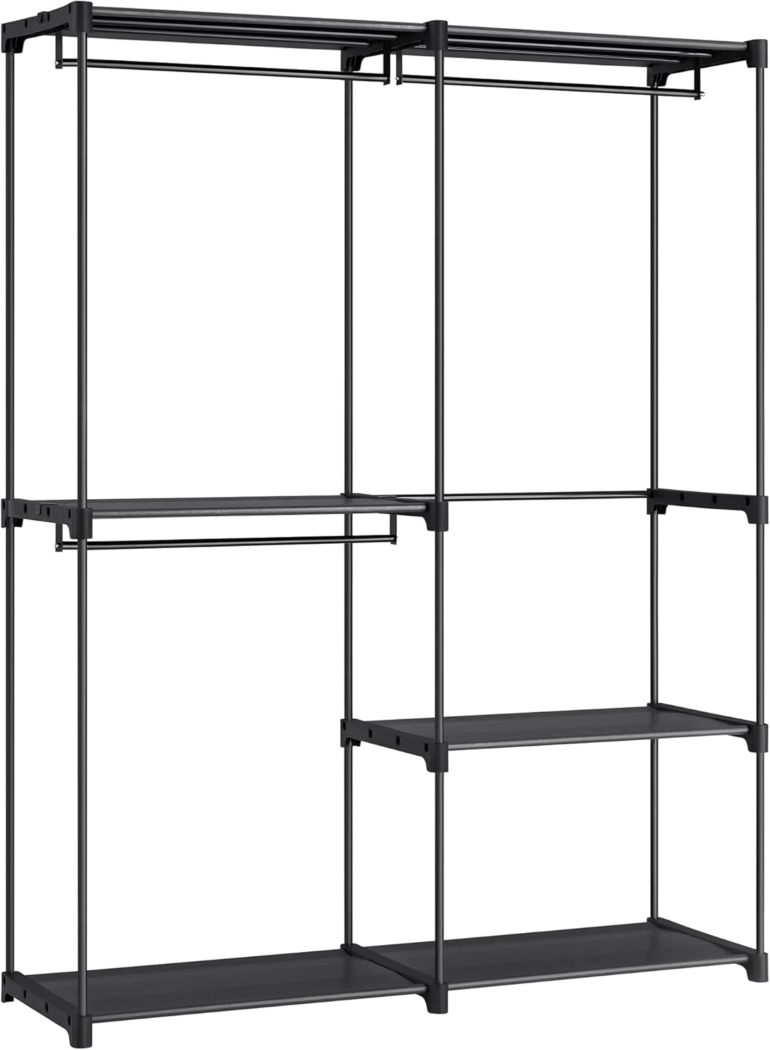 Portable Closet, Freestanding Closet Organizer, Clothes Rack with Shelves, Hanging Rods, Storage Organizer, for Cloakroom, Bedroom