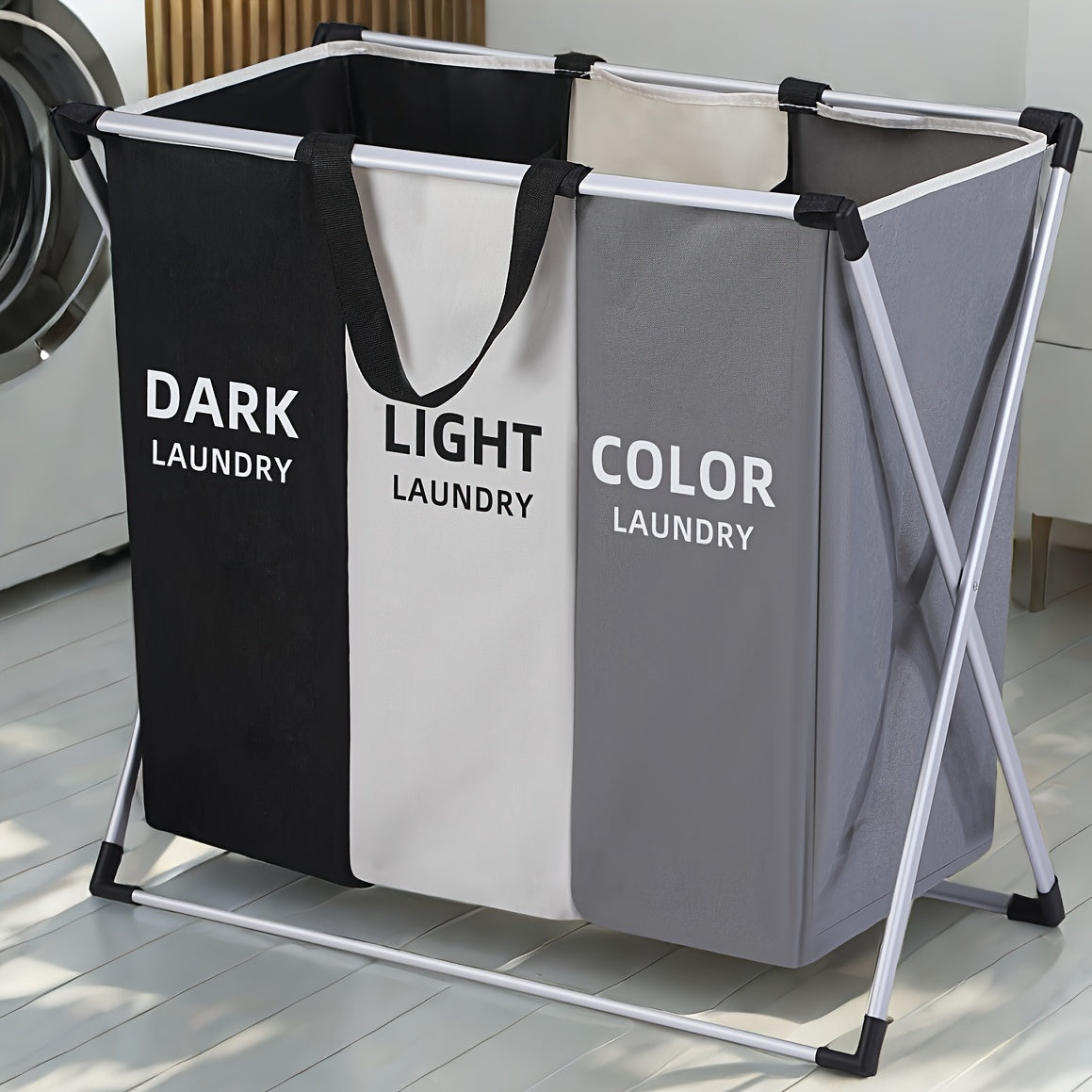 Large Laundry Basket, Laundry Hamper, Dirty Clothes Storage Basket, Dirty Clothes Hamper For Home College Dorm