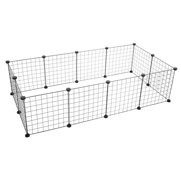 Pet Playpen, Small Animal Cage Indoor Portable Metal Wire Yard Fence for Small Animals, Guinea Pigs, Rabbits Kennel Crate Fence Tent