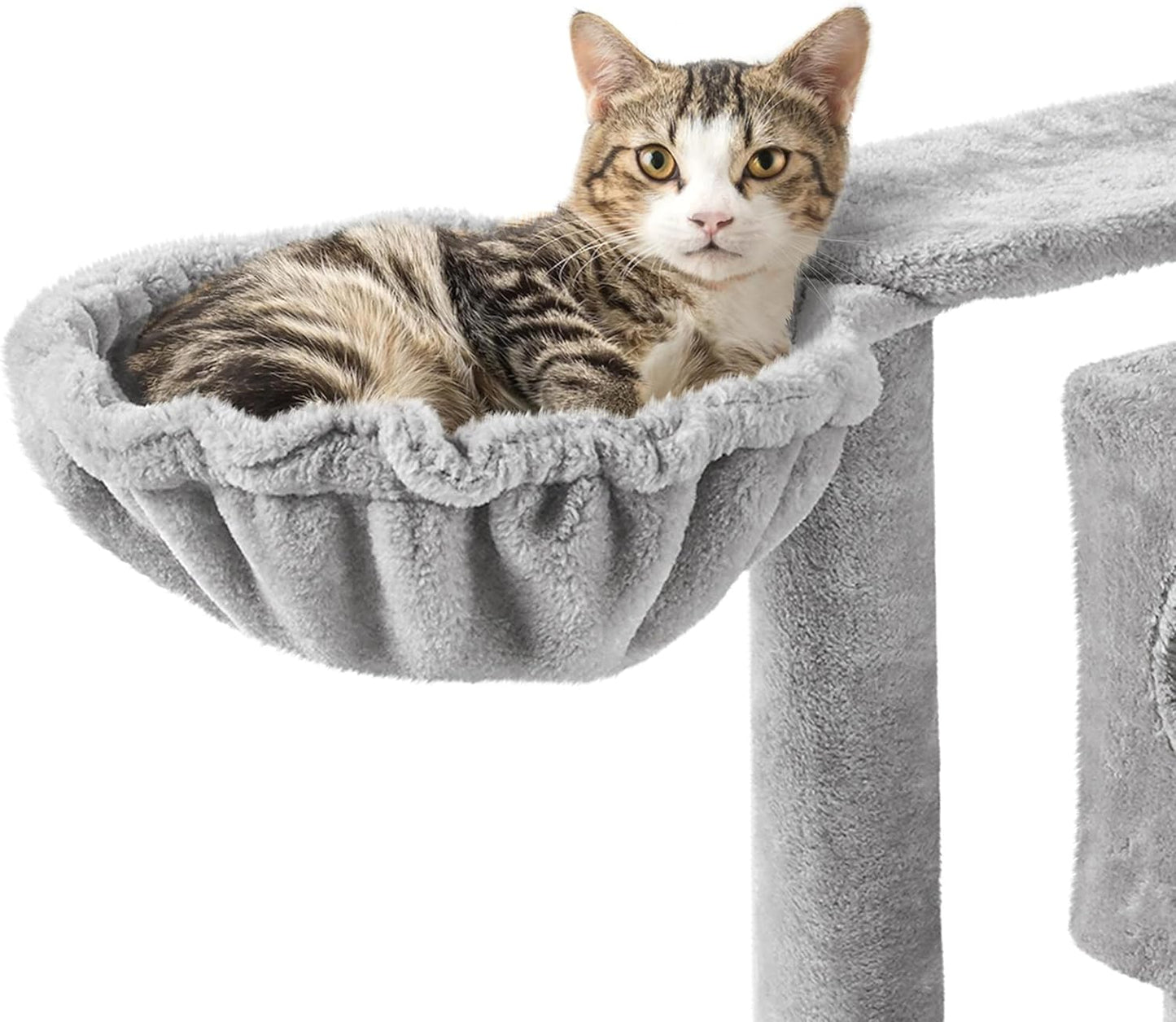 57 inches Multi-Level Cat Tree Cat Condo with Scratching Posts Kittens Activity Tower Pet Play House Furniture