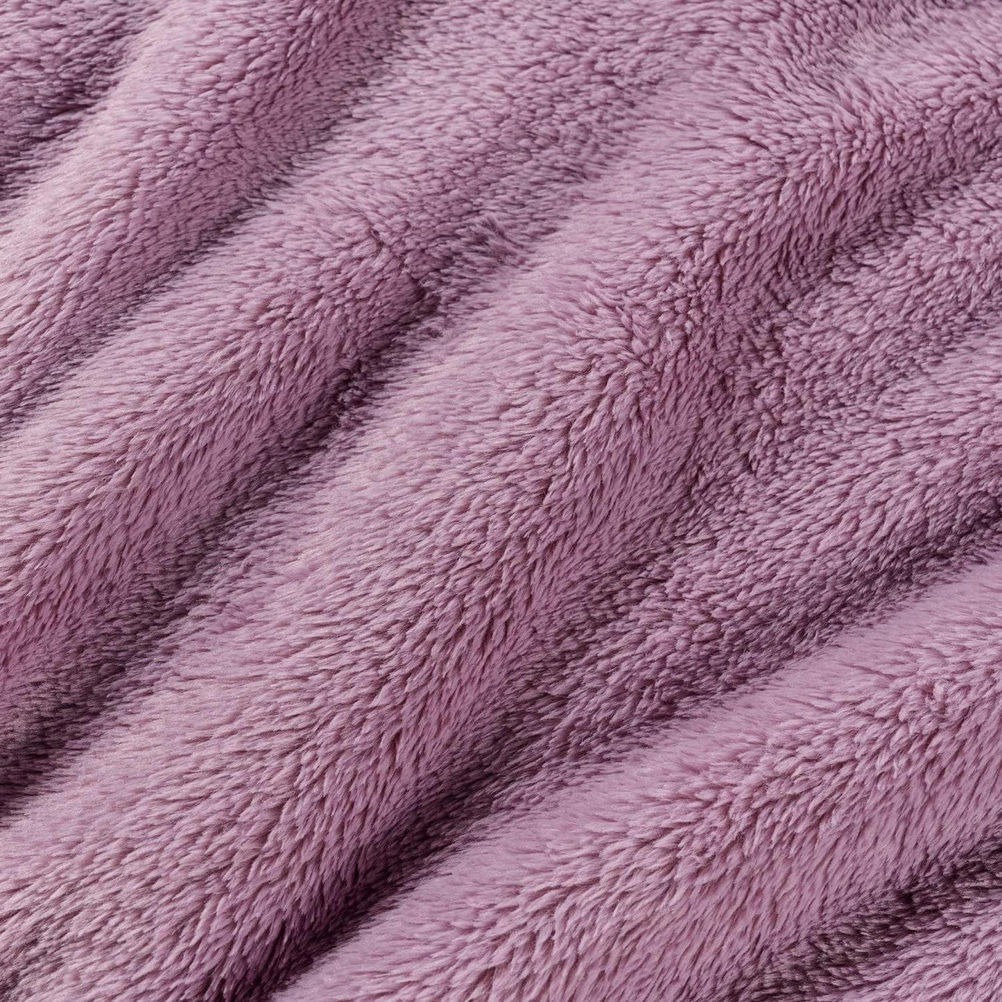 Berkshire Blanket Primalush™ Wearable Blanket, Cozy Loungewear Pocketed Plush Cape Wrap for Adults & Teens(Purple, One Size 58"X64")