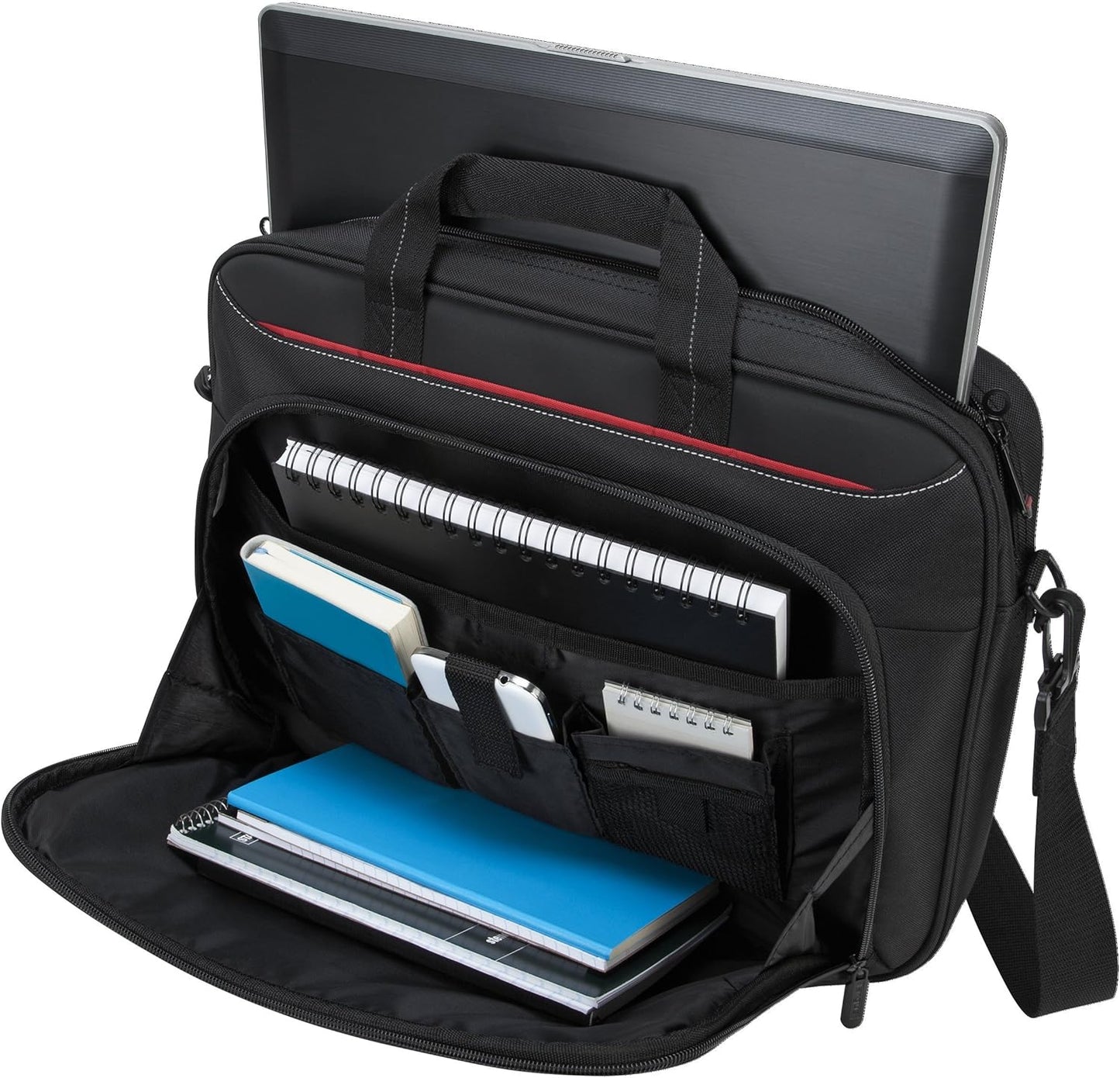 15-16 Inch Classic Slim Ergonomic Briefcase and Messenger Bag for 16" Laptops and Under