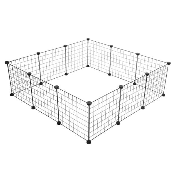 Pet Playpen, Small Animal Cage Indoor Portable Metal Wire Yard Fence for Small Animals, Guinea Pigs, Rabbits Kennel Crate Fence Tent