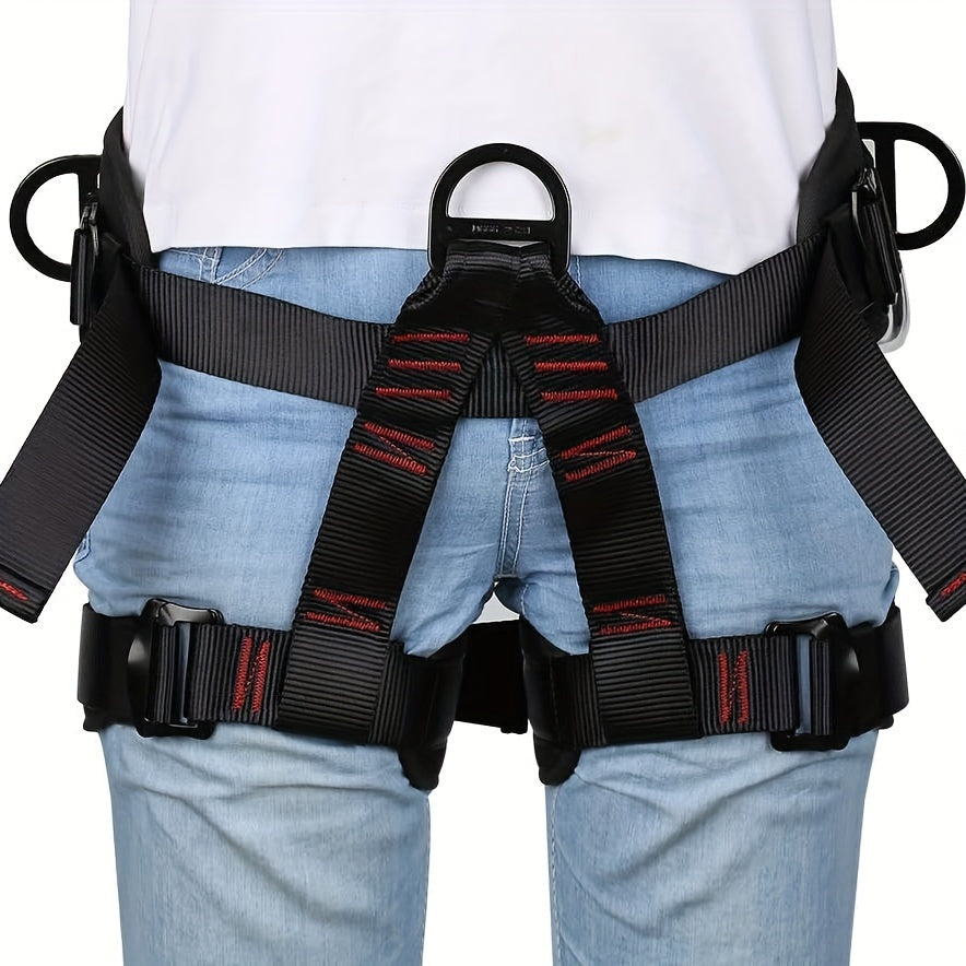 Climbing belts, Thicken Professional Safety Belt for Caving Rock Climbing Rappelling Tree and Outdoor Adventure Activities