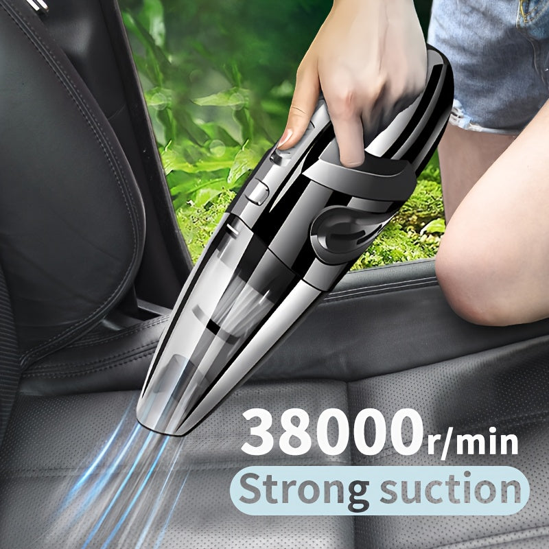 High suction cordless vacuum cleaner - large capacity, portable design, aluminum blade suction port, upgraded motor, upgraded large battery/lithium battery suitable for home and car cleaning